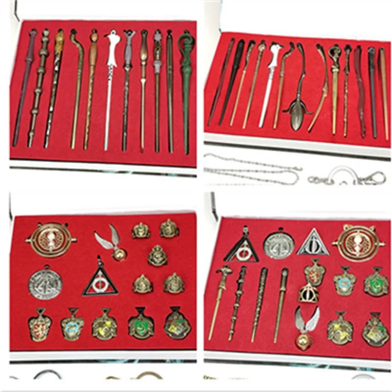 Дары смерти Кольцо Гарри Поттер магический набор палочек игрушка Золотой снитч