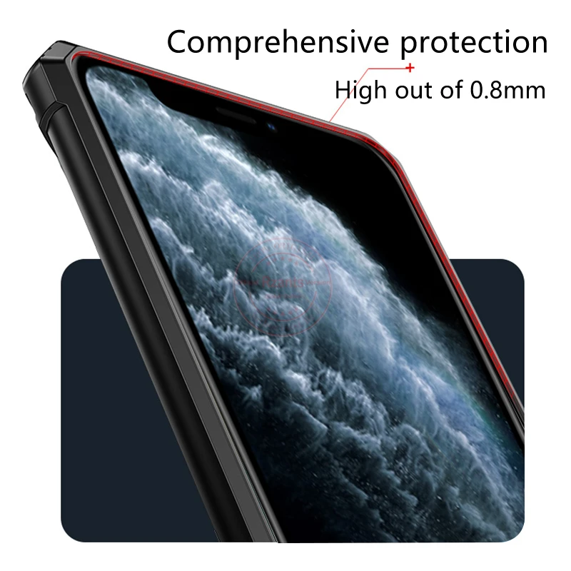 

Rzants For Apple iPhone 11 11 Pro 11 Pro Max Case Hard [Blade] Shockproof Slim Crystal Clear Cover funda Casing