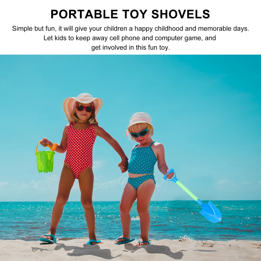 

3pcs Portable Shovels Kids Beach Toys Funny Children Snow Playthings
