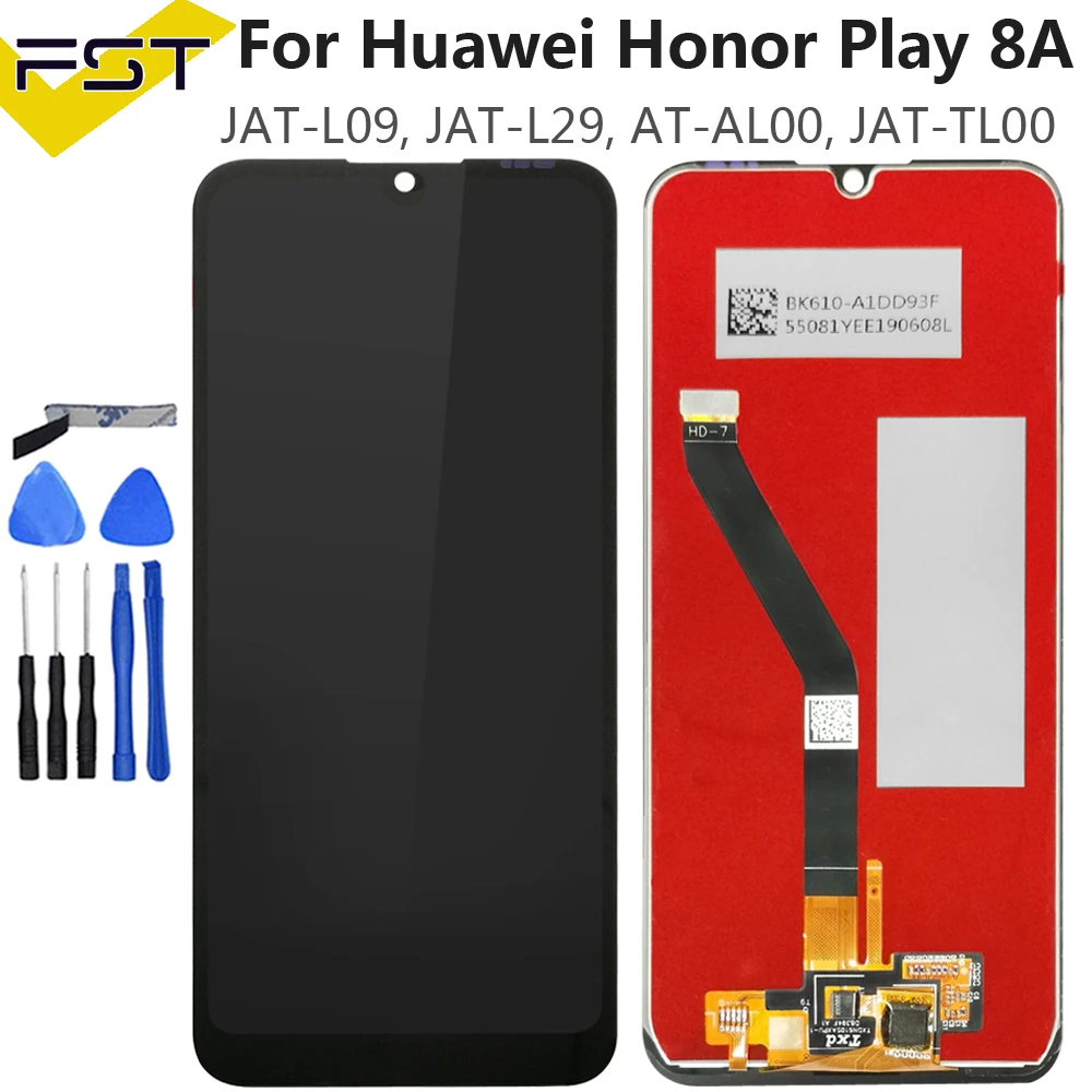 ЖК дисплей с дигитайзером в сборе для Huawei Honor Play 8A/ 8A 6 09 дюйма сенсорный экран