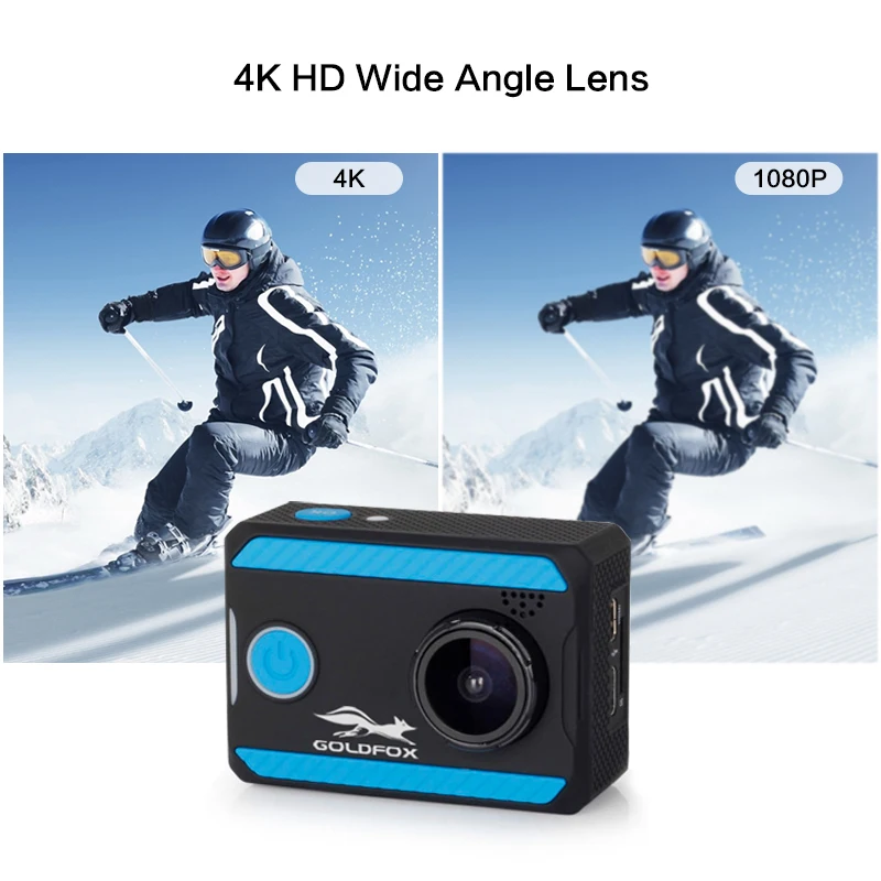 Ультра HD 4K Спортивная экшн-камера wifi 2,0 ''экран 12MP Go Экстремальный Pro Водонепроницаемый Спорт DV 170 широкоугольный объектив шлем Спортивная камера