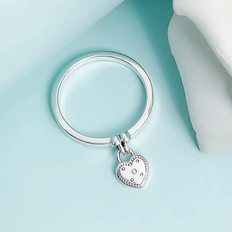 

Original 925 Sterling Silver Pan Ring Valentine's Day Love Pendant Pan Ring For Women Wedding Party Gift Fashion Jewelry