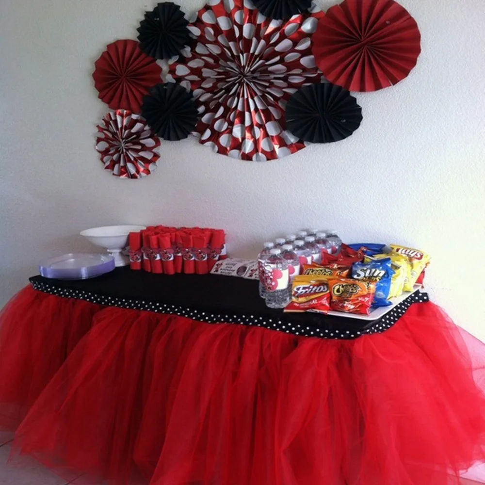 Романтическое свадебное украшение 80x100 см фатиновая юбка пачка для стола сделай