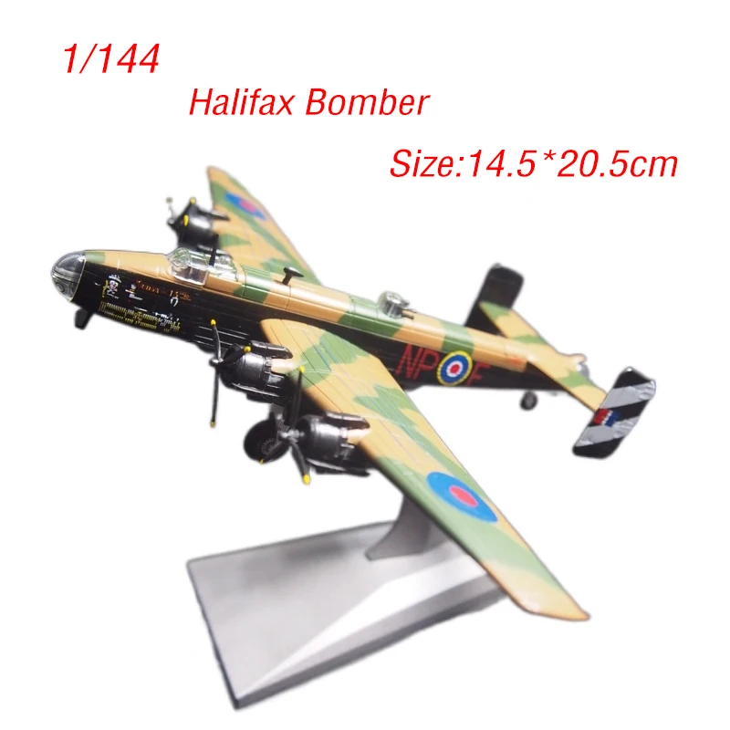 Модель литая самолета 1/44 Halifax модель британского военного времен Второй мировой