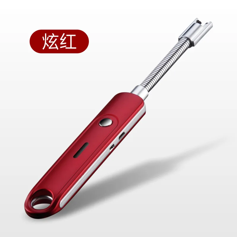 Electronic Usb Charging Arc Lighter Plasma Eletronic Pulse Lighters Candles and Fireworks for BBQ Kitchen Lighter Pipe Smoke - Цвет: 7