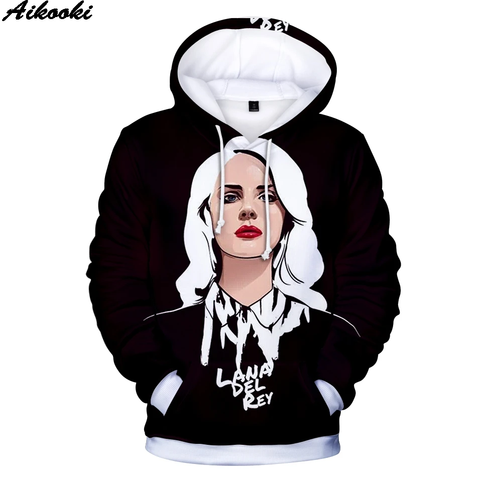 

2019 New Arrival Lana del rey 3D Hoodies Men/Women Fashion popular Casual Sweatshirt 3D Print Lana del rey Hip Hop 3D Hoodie Top