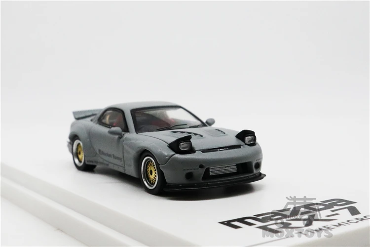 TimeMicro 1:64 LBWK фунтов лёгкий нейлоновый трос работы Toyota Supra/Pandem Rocket Bunny Mazda RX-7 серый