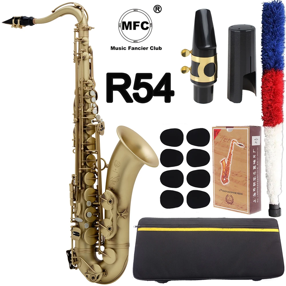 

Brand MFC Tenor Saxophone Reference 54 Antique Copper Simulation B-flat Tenor Sax R54 Bronze With Case Mouthpiece Reeds Neck