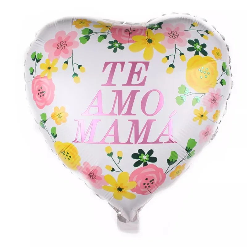 18 дюймовые надувные гелиевые шары Feliz Dia Mama испанские для матери 50 шт. украшения