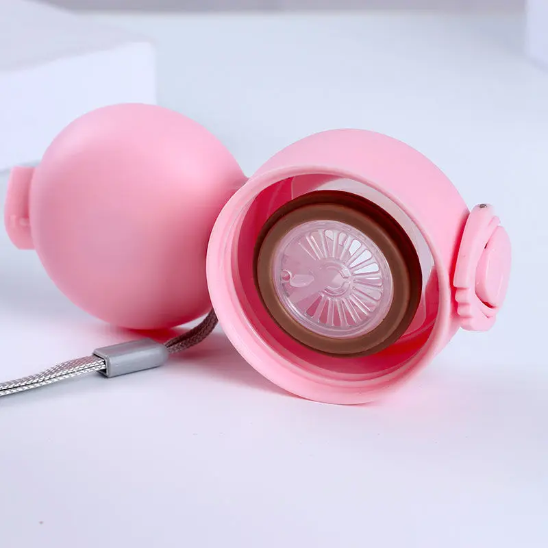 

Aode 304 stainless steel insulated cup male and female Cup Korean version lovely bounce cup tea cup portable cartoon