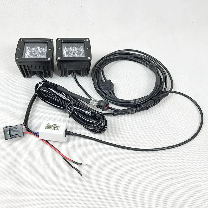 20W 5D RGB Pods Flush Mount Bluetooth Switch Control Music Mode Many Colors changing LED Cubes Lights for Truck Jeep Motorcycle |
