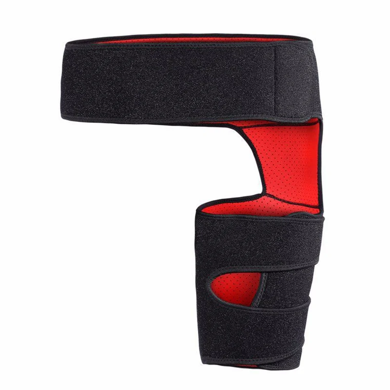 New Groin Support Wrap Hip Joint Waist Sacrum Pain Relief Strain Arthritis Protector Thigh Brace(Left/right ) | Спорт и развлечения