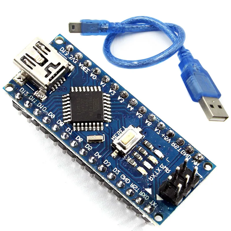 Nano V3.0 Atmega 328P уже припаянная готовая сборная CH340G 5V 16M плата микроконтроллера GV99| |