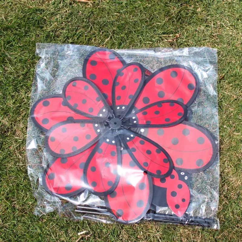 

Kids Toy Double Layer Beetles Windmill Wind Spinner Pinwheel Home Garden Yard Decoration Outdoor