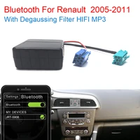 car kit aux bluetooth 5 0 hifi mp3 audio 8 6 pin mini iso plug cable adapter for renault updatelist 2005 2006 2008 2011 radio