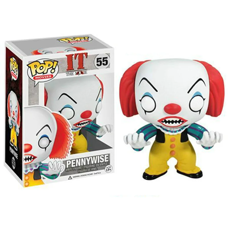 Тематическая экшн фигурка поп IT Pennywise & Чаки игрушка Клоун аниме модель из ПВХ