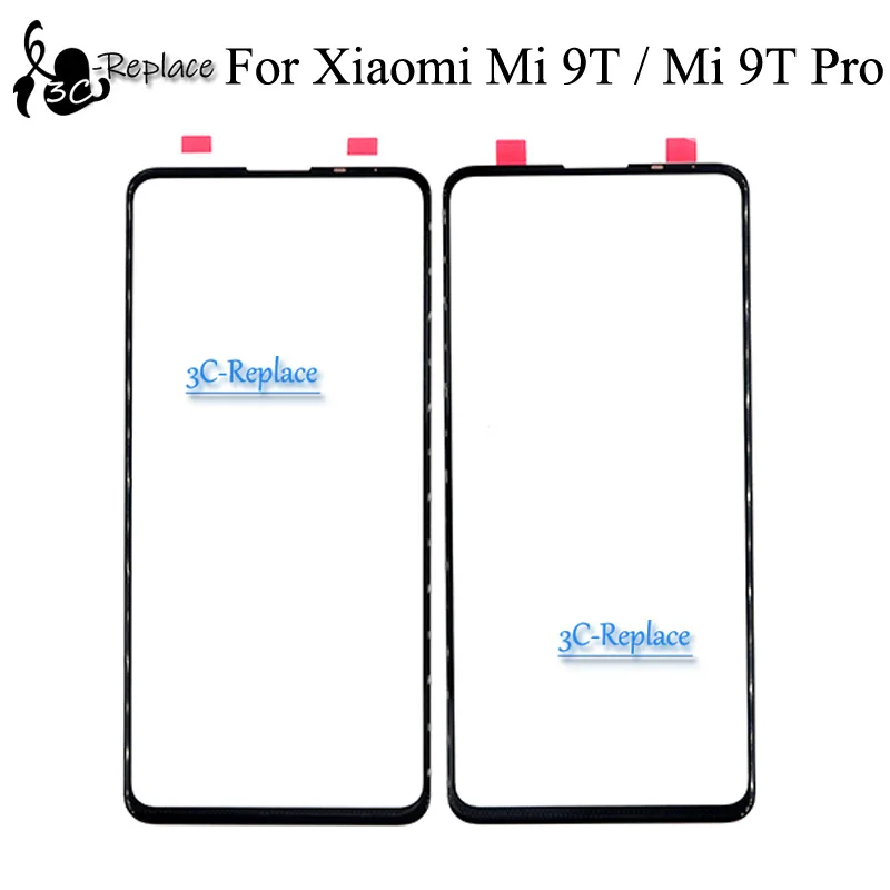 Черный 6,4 дюймов для Xiaomi mi 9 T/mi 9T Pro Global M1903F10G M1903F11G сенсорный экран Стекло внешняя Замена объектива(без кабеля