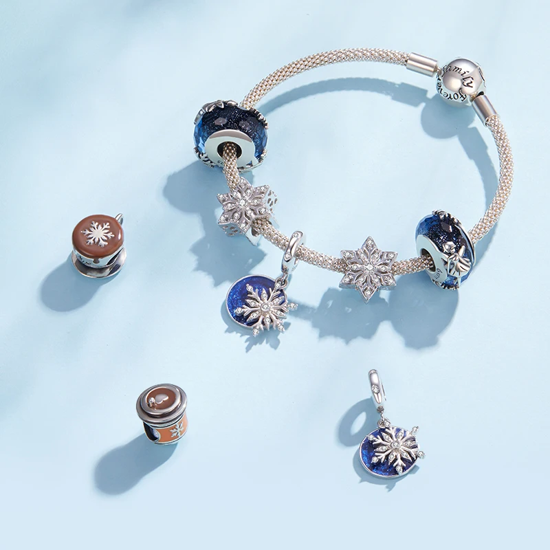 Снежинка серии Снежная Фея очарование снежное ночное небо кулон подходит