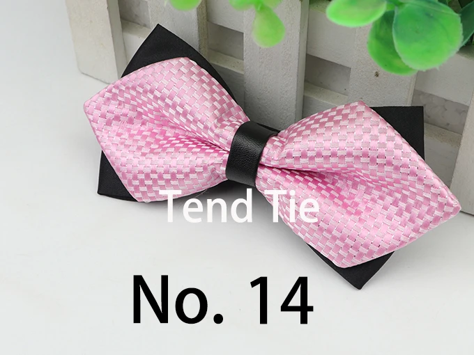 Men Leather Buckle Bowtie Plaid Butterfly Knot Mens Accessories Luxurious Bow Tie Black Cravat Formal Suit Wedding Ceremony Ties
