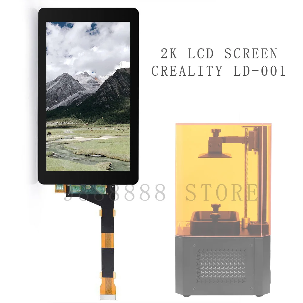 LS055R1SX04 For CREALITY LD-001 5.5" inch LCD Screen 2K LCD Module 2560*1440 3D Printer Accessories Replacement