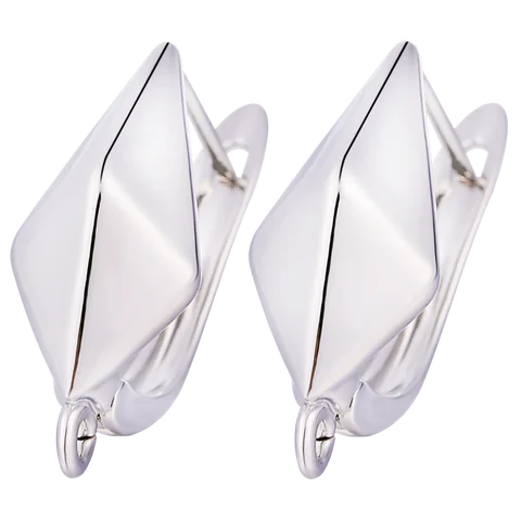 Juya комплект фурнитуры для сережек 8 шт., медный, золотистый/серебристый