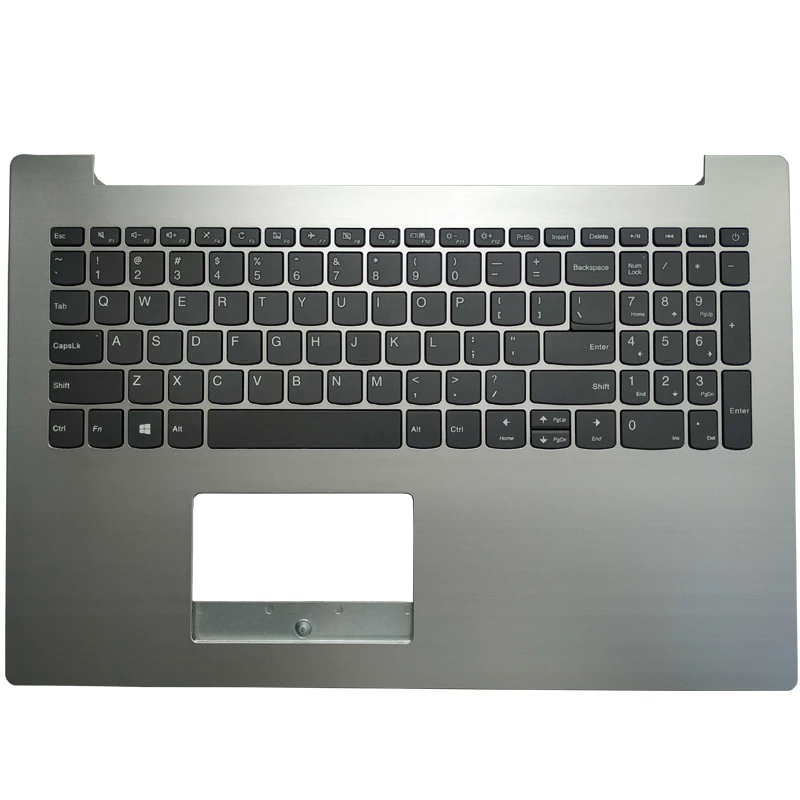 Новая английская клавиатура для ноутбука Lenovo IdeaPad 320 15 15IAP 15AST 15IKB с серебряным