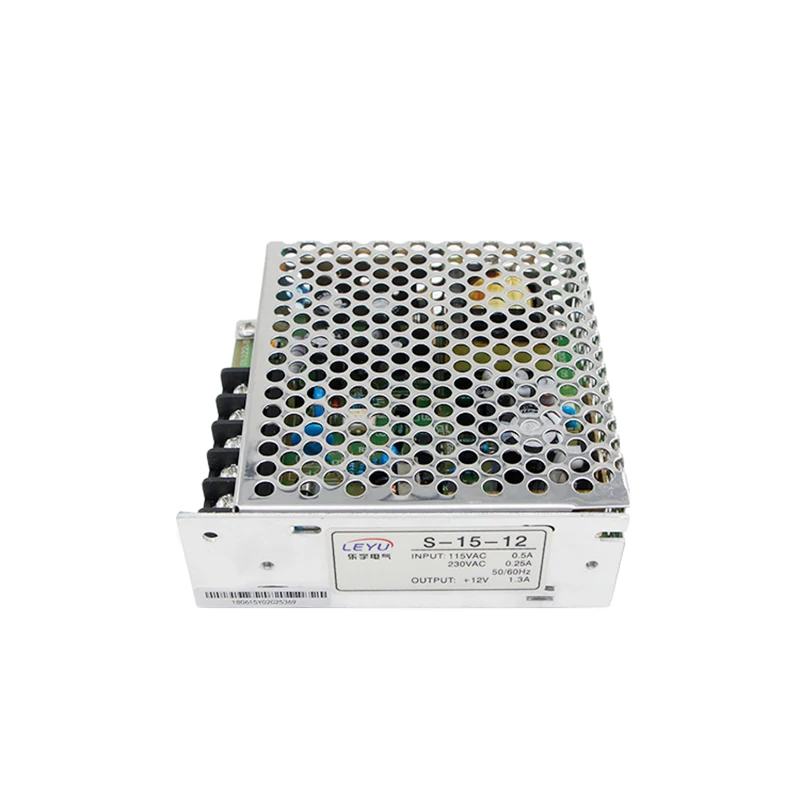 Мини размер 15 Вт 24vdc 220В/110В одиночный выход 85 264vac 2 гарантийный S 24 Светодиодный