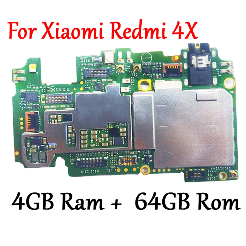 Материнская плата для Xiaomi Redmi 4X 4 + 64 ГБ восстановленная | Мобильные телефоны и