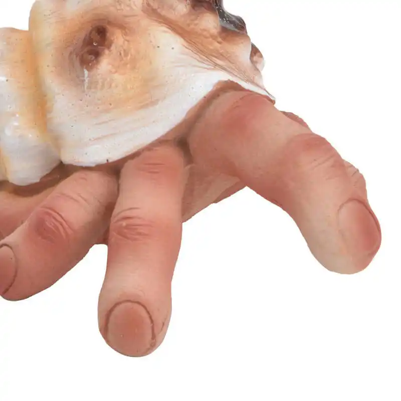 8 X 5cm Shell Finger Resin Ornaments Fun Sculpture Desktop Decoration For Living Room Bedroom Office | Дом и сад