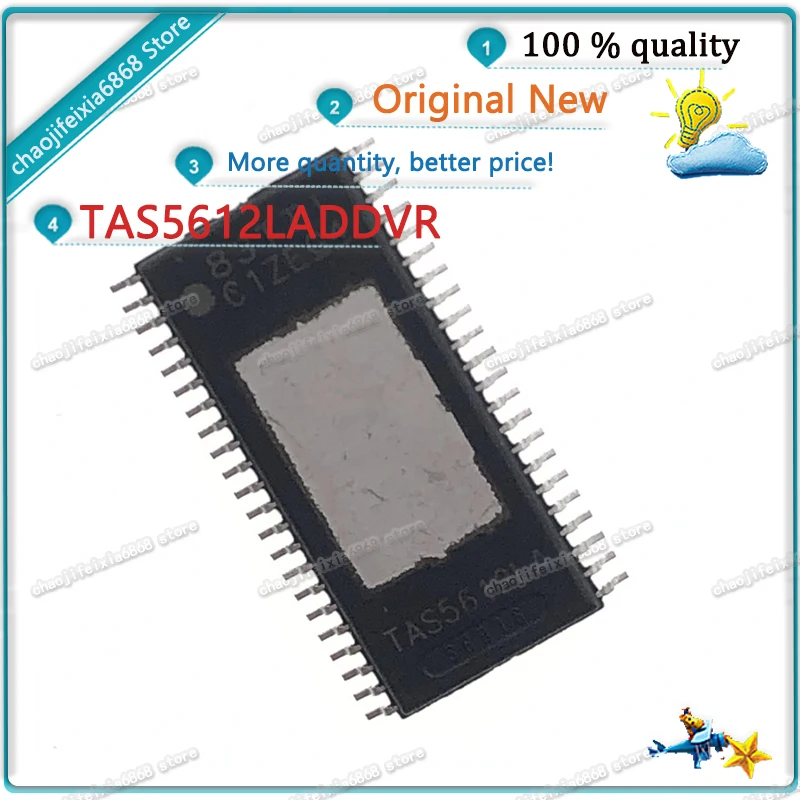 5 шт./лот! TAS5612LADDVR TAS5612LA HTSSOP-44 5612LADDVR TAS5612 SSOP44 стерео цифровой аудиоусилитель класса D