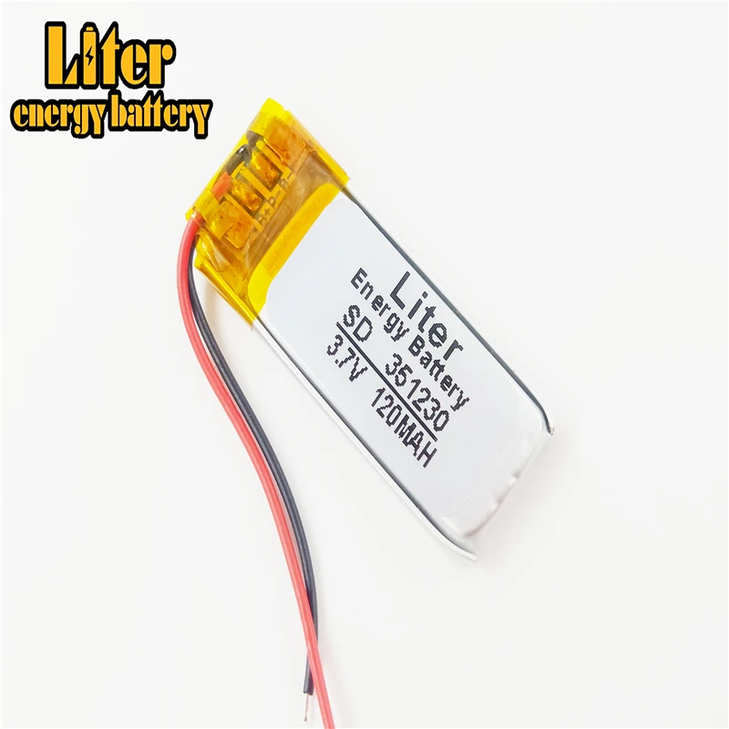 351230 3 7 V 120mah литий полимерный аккумулятор планшета с защитной платой для MP3 MP5