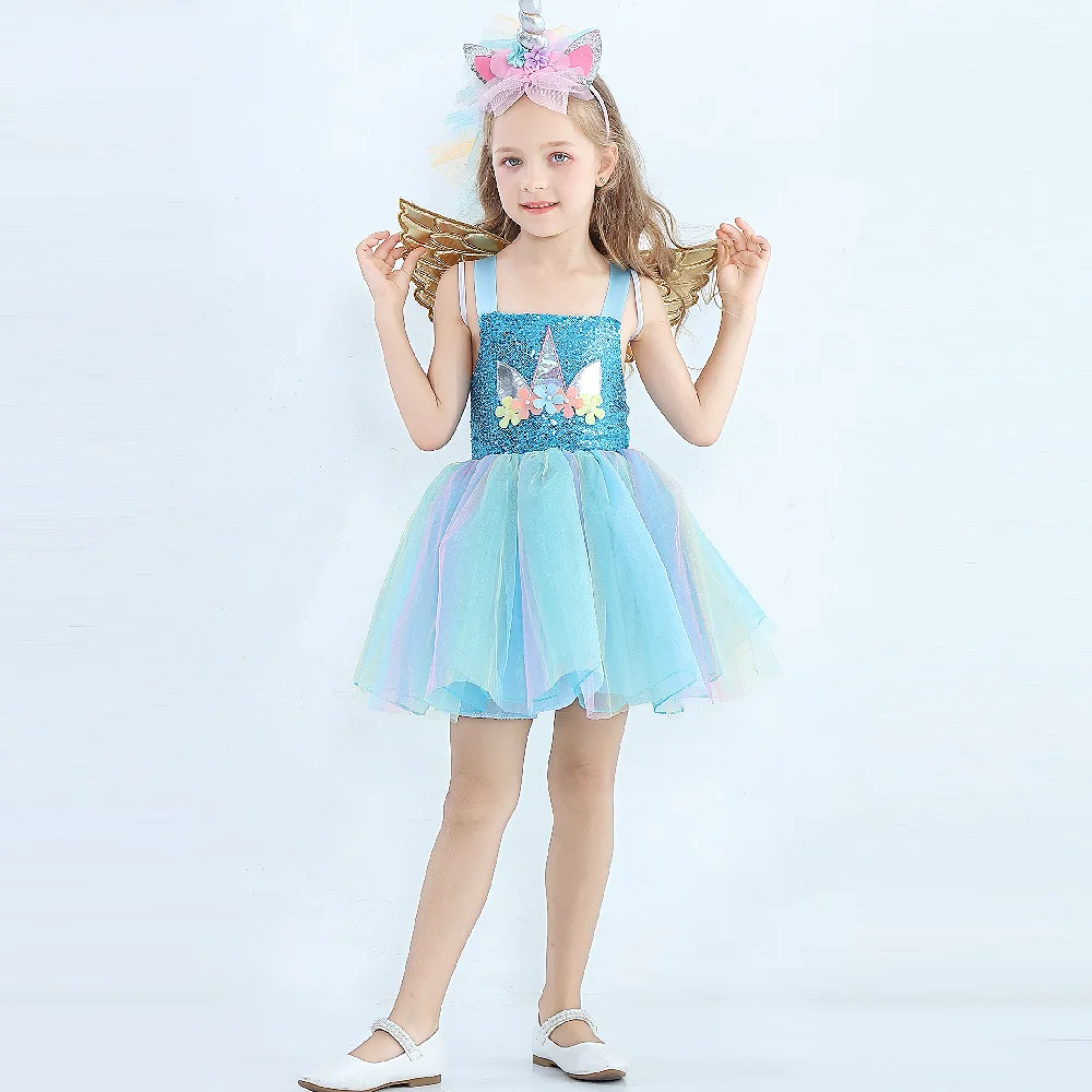 Детское платье на Хэллоуин милое праздничное принцессы для девочек детское с