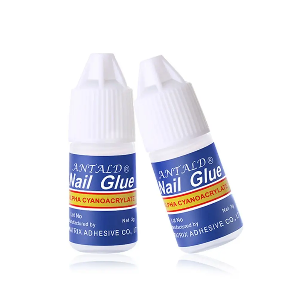 5 шт./компл. клей для ногтей быстросохнущий акриловый французский арт Ложные