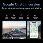 Автомобильный двухрежимный дисплей на лобовом стекле General Motors HUD C2, OBD + GPS, HD спидометр, диагностика кода неисправности автомобиля, оповещение о безопасном вождении