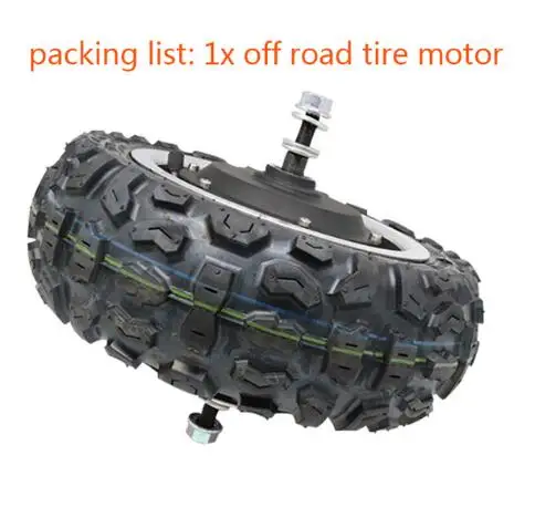 off road tire motor 60 в 1600 Вт Электрический мотор для скутера внедорожные/дорожные шины электрический моторный концентратор колеса двигателя для 1" скейтборд ховербо Kick E скутер - Цвет: off road tire motor