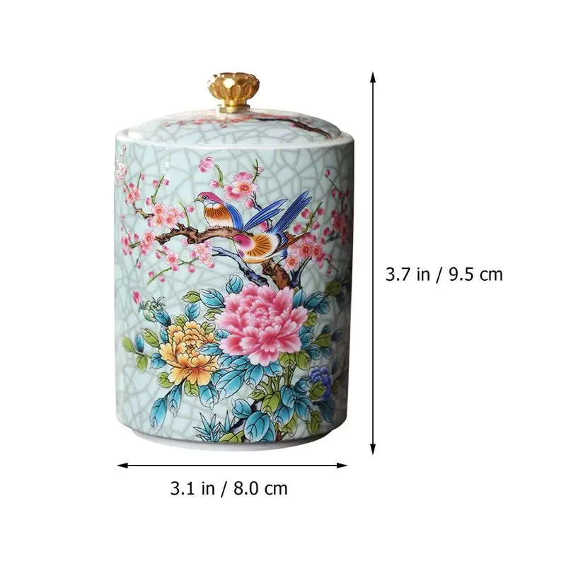 

Ceramic Tea Sealed Box Kitchen Storage Container Jar Portable Sealed Jar Tea Box Kitchen Storage Bottles Jar Food Container
