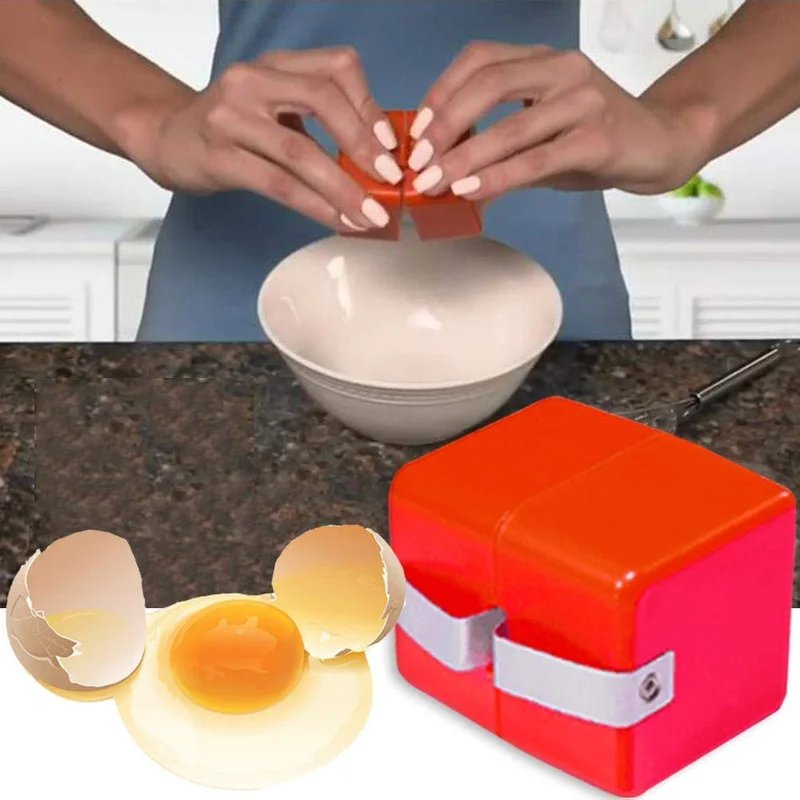 Новинка магический эффективный Открыватель яиц в форме кубика разделитель