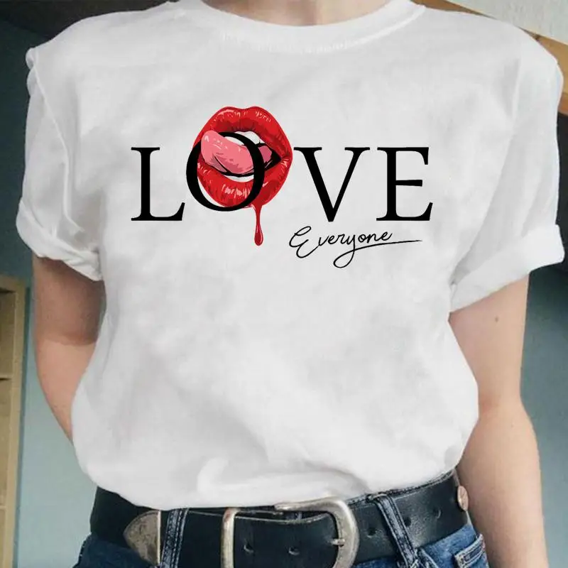 

Women Leopard Love Trend Cute New Style Fashion Graphic Female Short Sleeve Tops Cartoon Lady Clothes Tees Tshirt Print T-Shirt