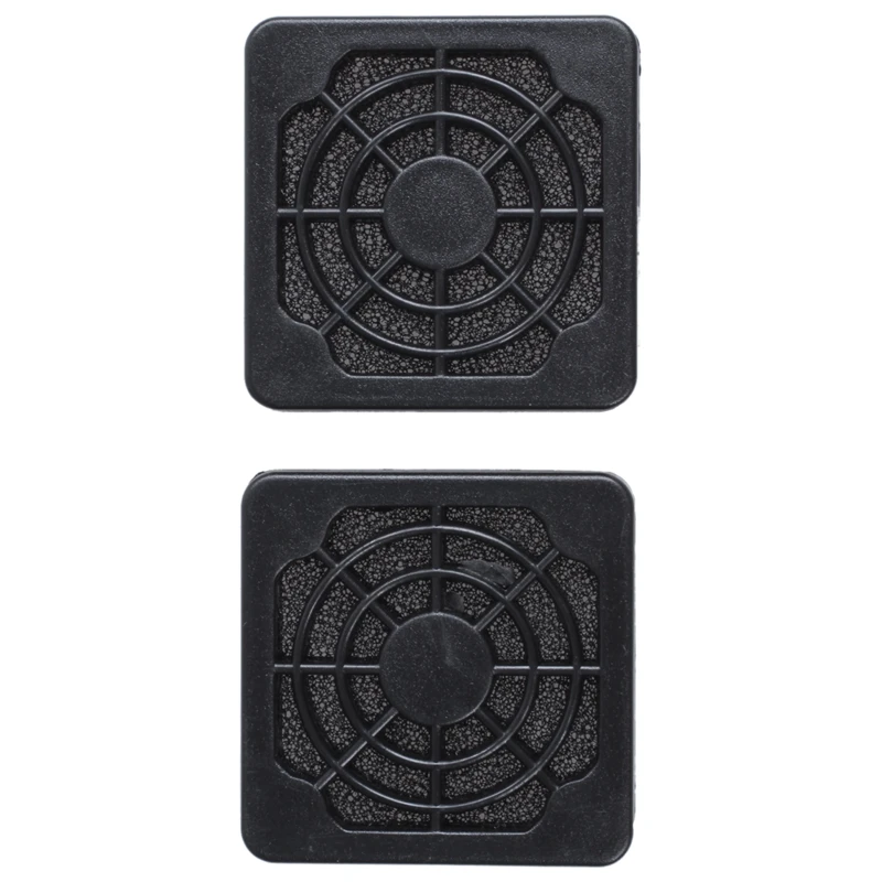 2 предмета черный Пластик квадратный Пылезащитный фильтр 40 мм PC чехол сетка