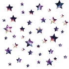 Красочные Звезды планета настенные наклейки для детской комнаты Вселенной домашний декор Мода из ПВХ виниловые художественные дизайн обои настенные наклейки