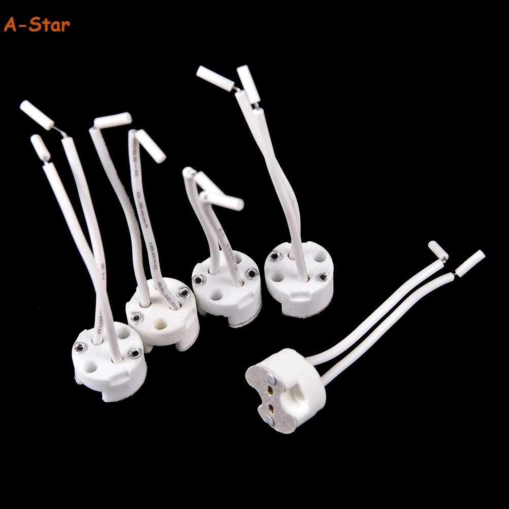 

5PCS 7CM Holder Base Wire Connector lamp holder LED Strip Connector MR16 GU5.3 Socket Light Bulb Lamps