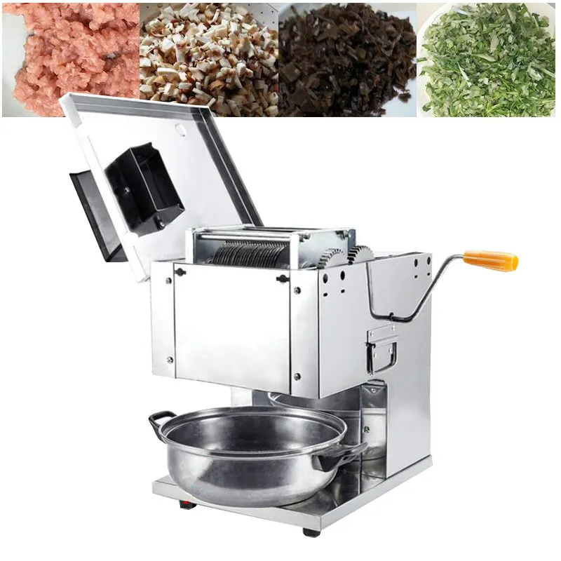 

220V Electric Meat Slicing Machine Fully Automatic Shred Slicer Dicing Meat Machine Electric Vegetable Cutter Grinder