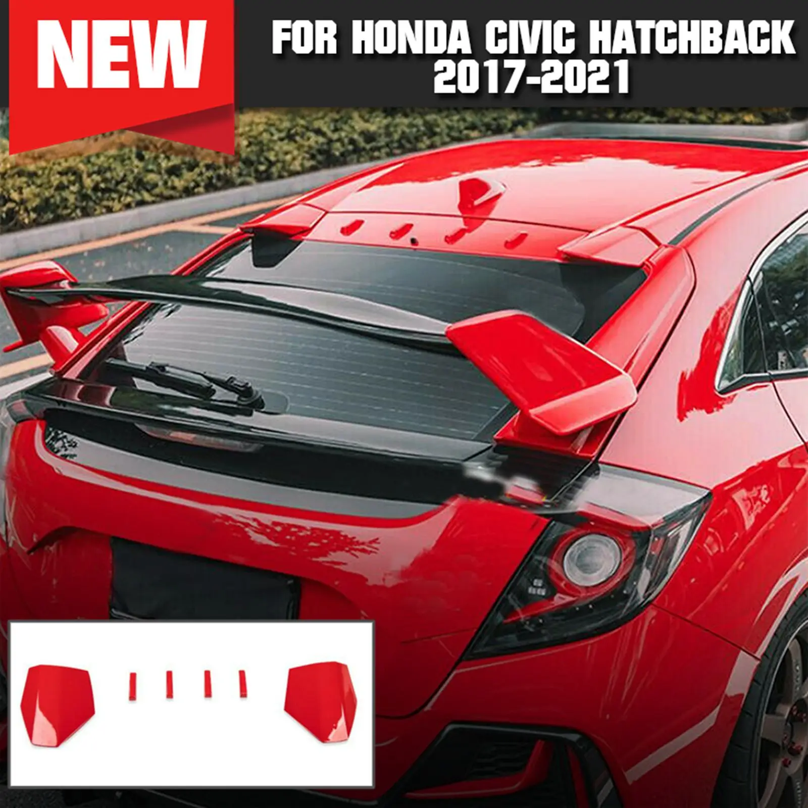 

Спойлер на крышу для Honda Civic Hatchback 2016-2020, тип R