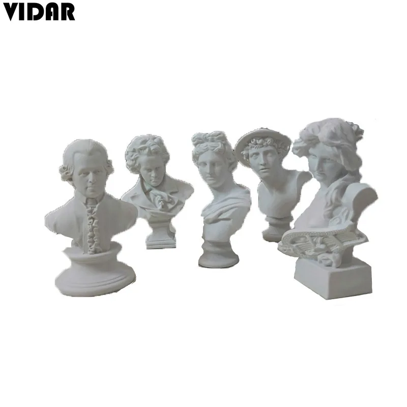 VIDAR 15 см полимерная статуя Моцарта Бетховен Аполло Меркурий Европа фигурка