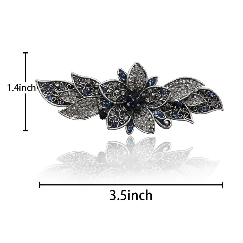 XUAN YIING ретро бахромой заколка для волос с кристаллами лепестки горный хрусталь