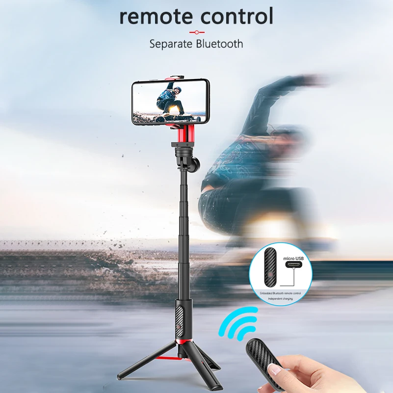 Стабилизатор для телефона беспроводная селфи-палка bluetooth-штатив фото-и