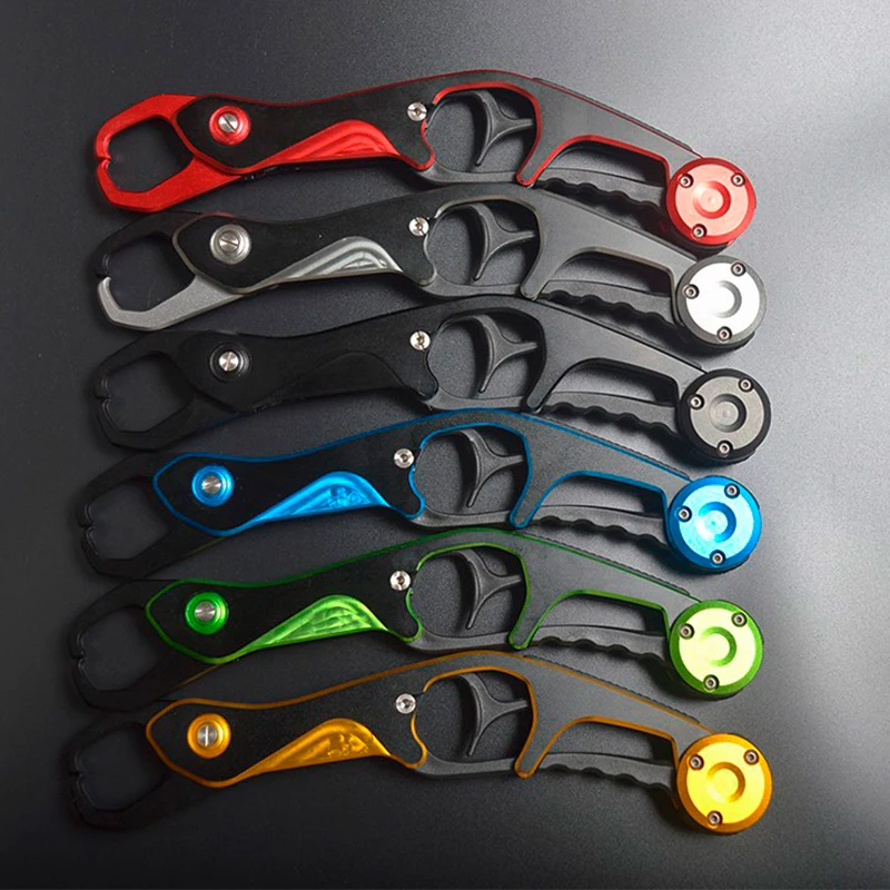 

Fishing Grip Fish Controller Hook Remove New Style Aluminium Fishing Tackle Tool Gripper 25cm 145g with 6 colors available