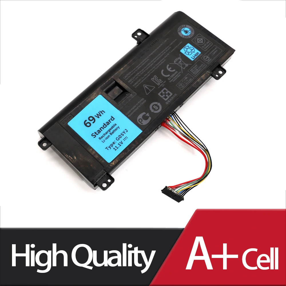 Новый аккумулятор для ноутбука G05YJ DELL Alienware 14 A14 M14X R3 R4 0G05YJ Y3PN0 8X70T 14D-1828 14D-2728 14D-4528 69WH |