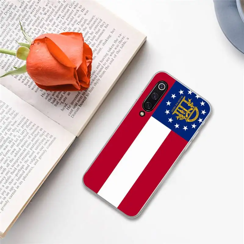 

Georgia National Flag Phone Case For Xiaomi Redmi note 7 8 9 A t k30 max3 9 s 10 pro lite