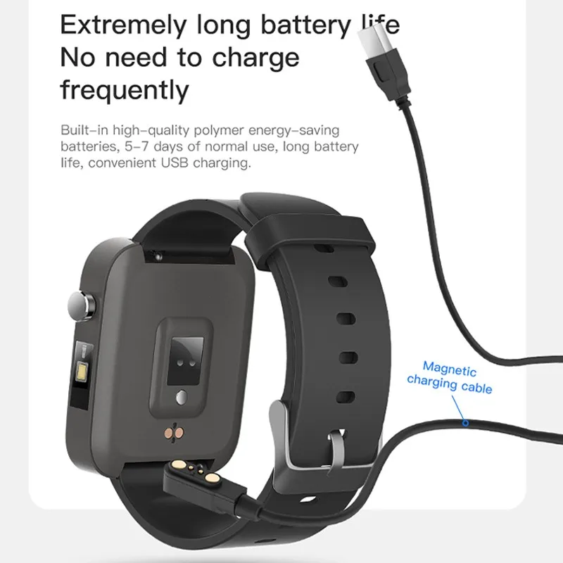 

T68 Bluetooth Smart Watch Men Fitness Tracker Blood Pressure Heart Rate Call Reminder Sleep Waterproof IP67 Sports Smartwatch